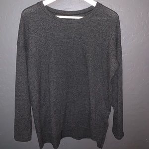 American Eagle soft grey long sleeve